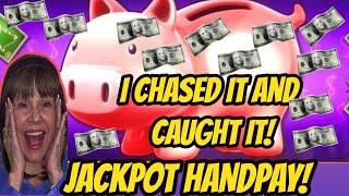 OMG! I Chased and Caught it! Jackpot Handpay-Year of the Piggies!