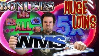 WMS SLOTS - BONUSES AND HUGE WINS AND FEATURES