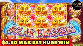 ️SOLAR BLESSING HUGE WIN️KONAMI UNREAL PAYOUT AT MAX BET | BULLIAN FACTORY BONUS BIG WIN SLOT