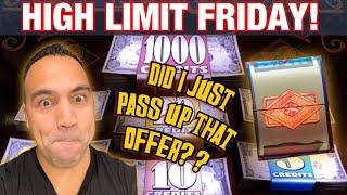 $25 DOUBLE TOP DOLLAR, 1st spin JACKPOT?!? ‍️ | WINNING HIGH LIMIT FRIDAY!!!