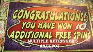 Texas Tina High Limit Slot Machine Big Jackpot Handpay Multiple Retrigger Bonus Slots Free Spins