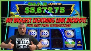 My Biggest Jackpot Handpay EVER - On Magic Pearl Lightning Link!