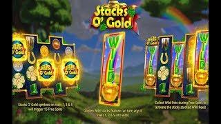 Stacks O' Gold Online Slot from iSoftBet with Sticky Stacked Wild Reels