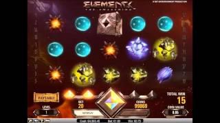Elements: The Awakening slot by NetEnt - Gameplay