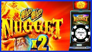 ️HIGH LIMIT Wild Wild Nugget $50 SPINS ️BONUS ROUNDS Slot Machine Casino