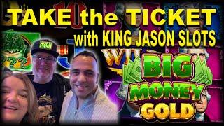 TAKE THE TICKET with KING JASON SLOTS  LIGHTNING LINK WILD CHUCO