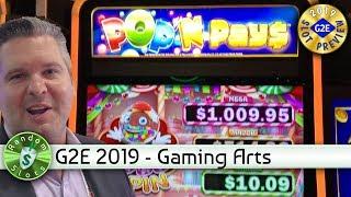 #G2E2019 Gaming Arts - PoP N' Pays Sweet Spins, Slot Machine Preview