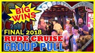 The Group Slot Pull Experience  $25/SPIN  Rudies Cruise FAREWELL!l  Brian Christopher Slots