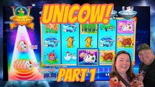 MYTHICAL UNICOW LANDED at CHOCTAW!! JACKPOT HANDPAY!! Part 1