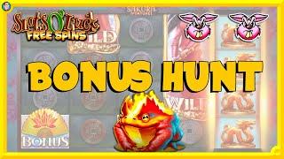 Bonus Hunt with Slots O Luck Free Spins, Fire Toad, Sakura Fortune and 6 More!