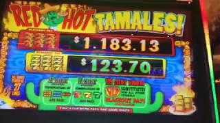 RED HOT TAMALES ~ Bad Bonuses & A Tiny Profit ~ Live Slot Play @ San Manuel