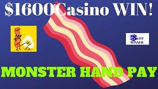 MONSTER WIN AT THE CASINOLightning Link Hand Pay