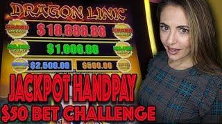 $50 BET MAJOR HANDPAY JACKPOT on Dragon Link in Vegas!