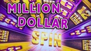 Spinning for a MILLION on Buffalo Grand Top Prize of  1,000,000+   Megabucks Slot Game