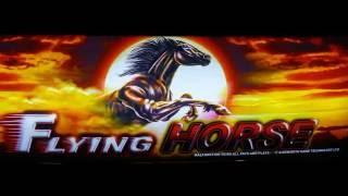HUGE FRIGGIN WIN ON FLYING HORSE SLOT MACHINE!  SUPAAA SWEET! - EXCALIBUR Las Vegas