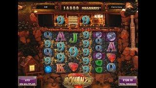 Bonanza Slot - 12 Spins + Retriggers with 2€ bet!