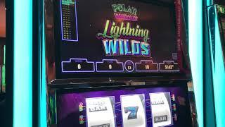 "Polar High Roller Lighting Wilds" VGT Slots Lot of Play Choctaw Casino, Durant, OK JB Elah