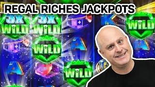 Regal Riches JACKPOTS in Las Vegas?  The PERFECT Slot Machine For KING RAJA