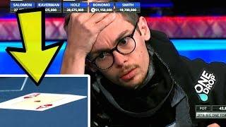 EXPOSED CARD DRAMA The $1,000,000 Buy-In 2018 WSOP One Drop