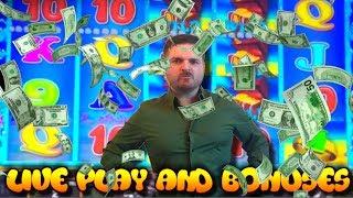 RETURN OF THE ANGRY GAMBLER! Fishin' For Loot Slot Machine LIVE PLAY and BONUSES