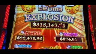 CHOCTAW CASINO IS NEW HOT SPOTS OF COVUD-19 !!! NEW DANCING DRUM EXPLOSION LIVE PLAY $10 BET !!!