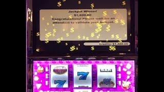 "CRAZY CHERRY WILD FRENZY" VGT Slots Jackpot Videos -JUST KEPT HITTING Choctaw Casino Session