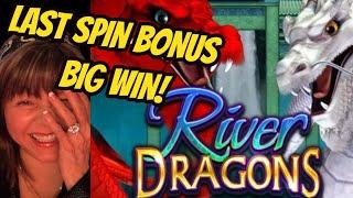 Comeback! Last Spin Big Win Bonus! River Dragons