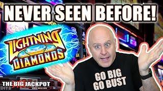Never Seen! Lightning Diamonds Go BIG or Go BUST | The Big Jackpot