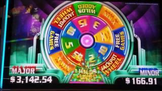 Super Wheel Blast Slot Machine Bonus Win $5 Bet Live Play