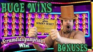 WILLY WONKA - AMAZING WINS AND BONUSES FEATURES Slot Machine