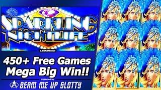 Sparkling Nightlife Slot Bonus - 450+ Free Games, Mega Big Win, Full-Screen Bonus Symbols