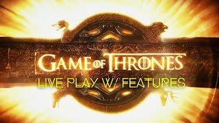 Game of Thrones - live play w/ features - Slot Machine Bonus