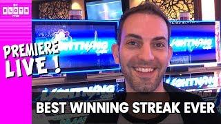 •BEST #WINNING STREAK EVER! •$500 at a Time! • BCSlots Live Premiere from San Manuel Casino •