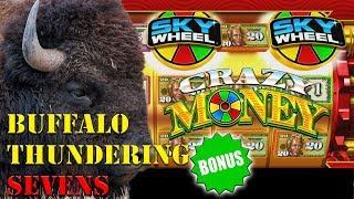 South Point  Buffalo Thundering Sevens  Crazy Money Deluxe  The Slot Cats
