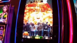 TIPSY Live play of The Walking Dead Max Bet Bonus 2 Slot Machine AMC