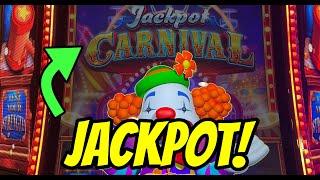FINALLY! Got a HANDPAY on Buffalo Jackpot Carnival Slot!