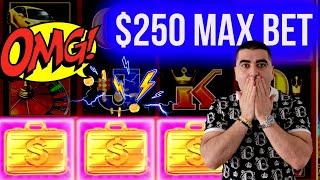$250 A Spin On LIGHTNING LINK Slot  | Live Slot Play At Casino