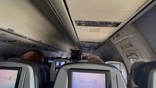 United Airlines Economy Plus Flight Experience Review and Tour 737-800 Las Vegas to Newark NYC