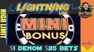 High Limit Lightning Links High Stakes Multi Jackpot Session Part 2