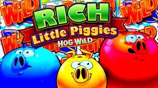 RICH LITTLE PIGGIES HOG WILD (2 cent) DOUBLE PIG WIN