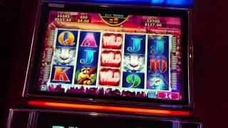 Big win Konami snow stars $4 max bet slot machine