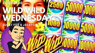 WILD WILD WEDNESDAY! QUEST FOR A JACKPOT [EP 30]  WILD WILD PEARL Slot Machine (Aristocrat)