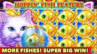 •️HOPPIN’ FISH SUPER BIG WIN•️ HOLD ONTO YOUR HATS | PIGGY BANK | CATS HATS BAT SLOT MACHINES BONUS