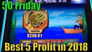 BEST 5 PROFIT IN 201850 FRIDAY50 Videos (139 Slot games) uploaded on YouTube in 2018彡栗スロット/カジノ
