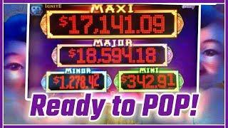 These HIGH LIMIT Progressives are READY TO POP!  Slot Machine Pokies w Brian Christopher