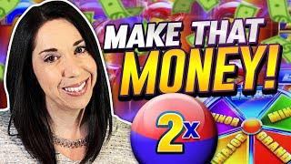 SHOW ME THE MONEY in the "MONEY BALL " SLOT MACHINE !