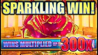 •NEW SLOT! A SPARKLING WIN SESSION!• SPARKLING ROSES MULTIPLIER BLAST Slot Machine Bonus (KONAMI)