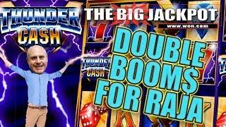 THUNDER CASH PAY$ BIG!  DOUBLE WIN$ FOR THE RAJA!  | The Big Jackpot