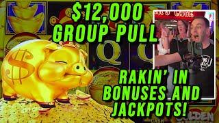 $12,000 JACKPOT FILLED Group Pull ⫸ Rakin' Bacon Deluxe