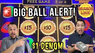 $1 Denom DRAGON LINK $50 in Free Play turned into SO MUCH MONEY!
